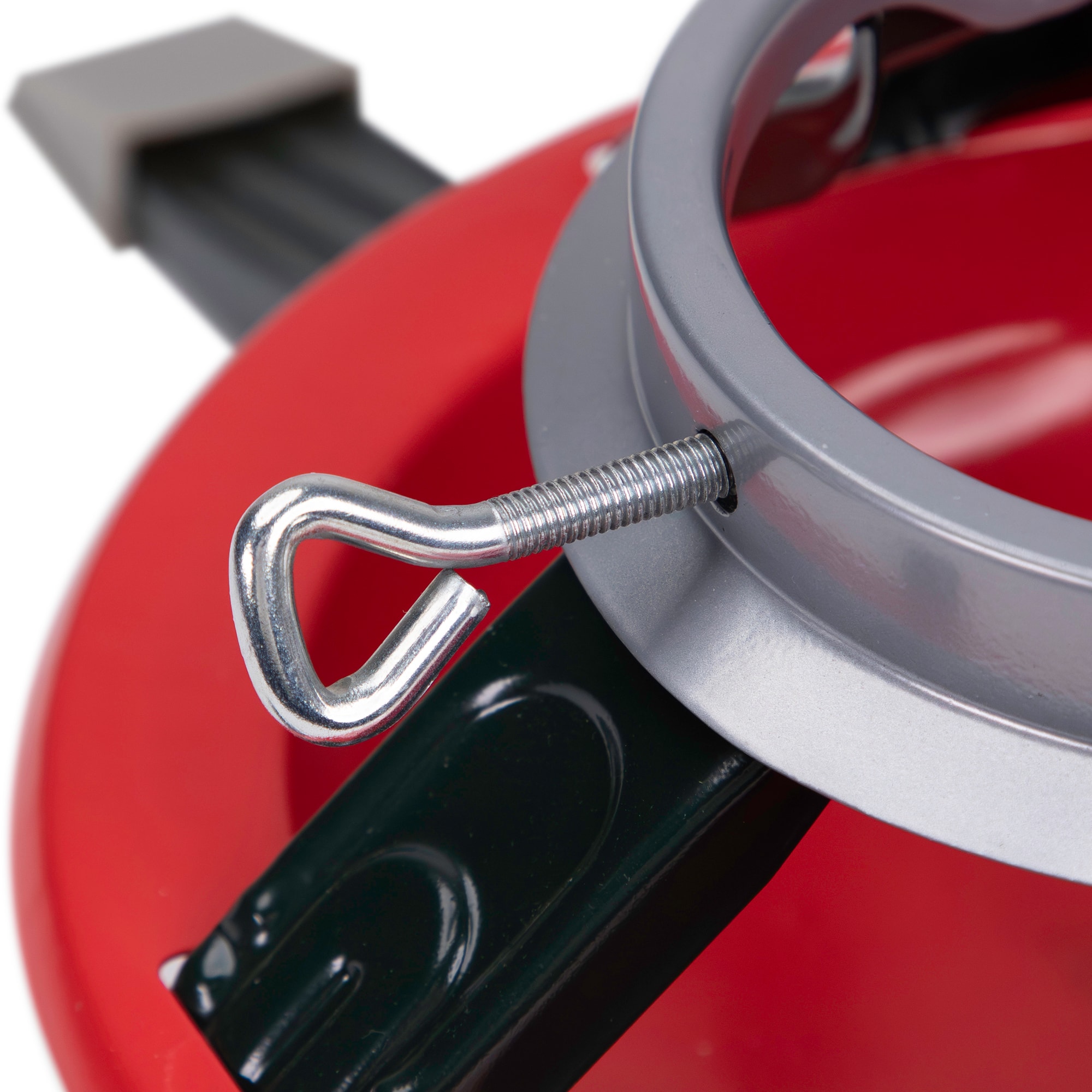 Metal Tree Stand for Live Christmas Trees - 22" - Red and Green